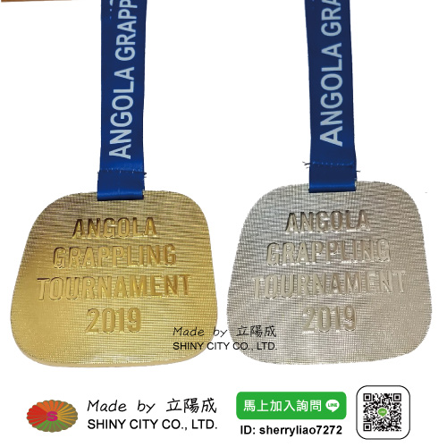 7 Angola運動鍍金鍍銀獎牌